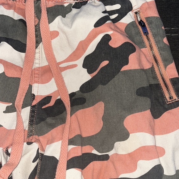 Pink, and white camo cargos/joggers - Picture 3 of 3